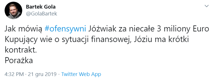 Szokująco NISKA kwota WYKUPU Kamila Jóźwiaka z Lecha O.o